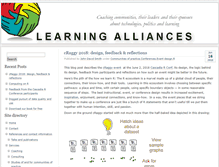Tablet Screenshot of learningalliances.net